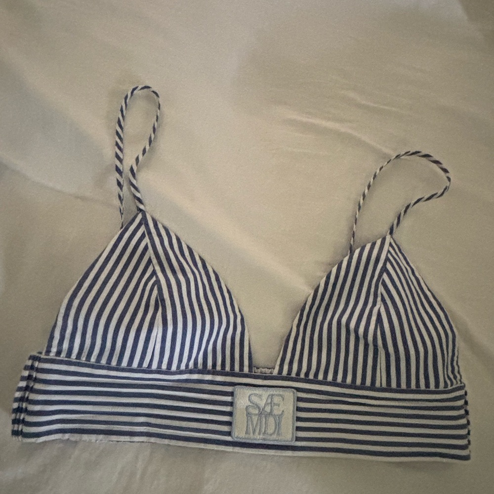 Women Bras from French Poplin Triangle Bralette